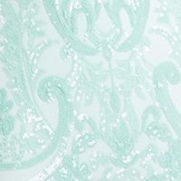 TEEZE ME Womens Green Mesh Gown Sleeveless Full-Length Prom Mermaid Dress 11\12 - Picture 4 of 4